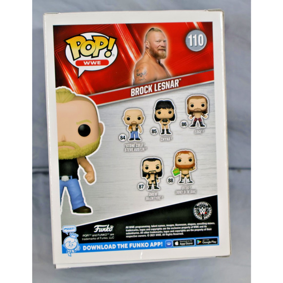 Funko Pop! WWE #110 Brock Lesnar Amazon Exclusive Vinyl Figure NIB Wrestling - Picture 3 of 3